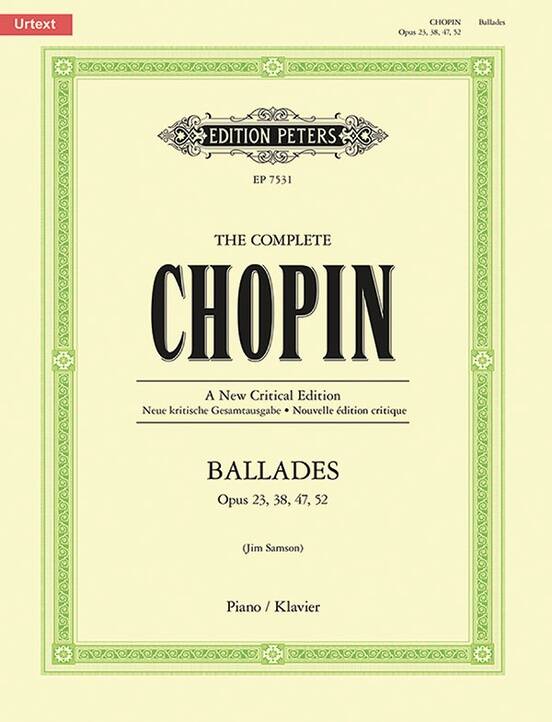 The Complete Chopin: Ballades - Samson - Piano - Book