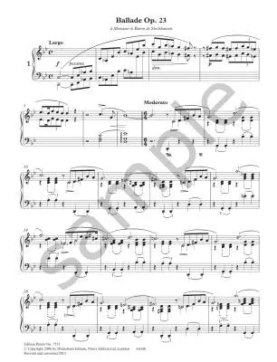 The Complete Chopin: Ballades - Samson - Piano - Book