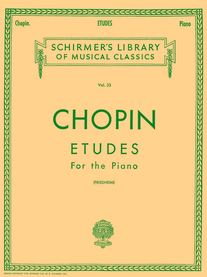 Etudes - Chopin/Friedheim - Piano - Book