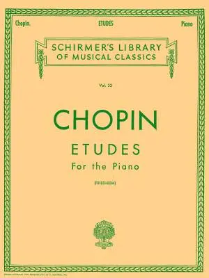 G. Schirmer Inc. - Etudes - Chopin/Friedheim - Piano - Book