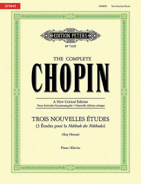 Trois Nouvelles Etudes (The Complete Chopin) - Chopin/Howat - Piano - Book