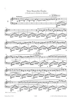 Trois Nouvelles Etudes (The Complete Chopin) - Chopin/Howat - Piano - Book