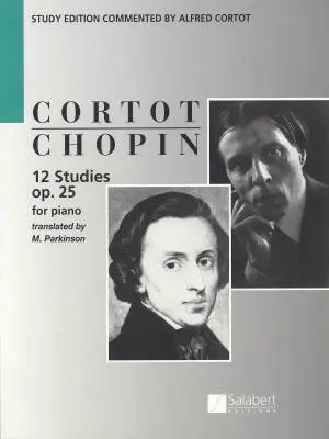 Editions Salabert - 12 Etudes, Op. 25 - Chopin/Cortot - Piano - Book