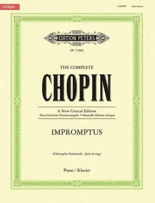 C.F. Peters Corporation - Impromptus (New Critical Edition) - Chopin/Irving - Piano - Book