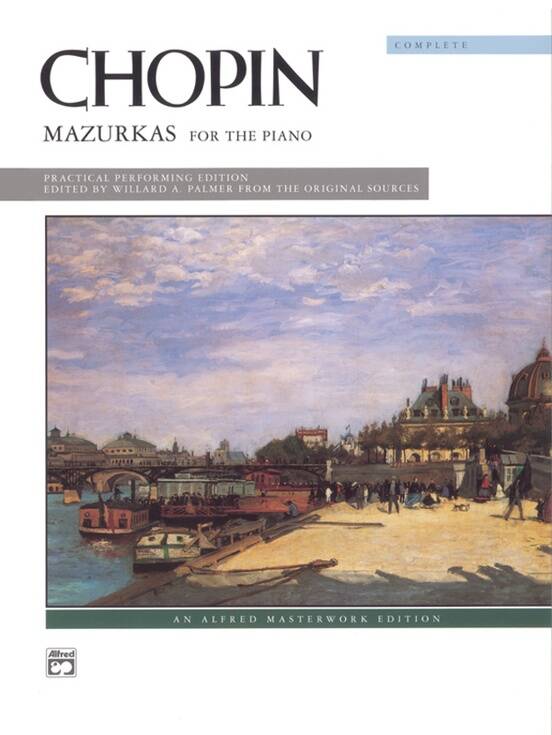 Mazurkas (int�grale)�� Chopin, Palmer�� Piano�� Livre (reliure boudin�e)