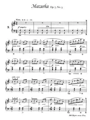 Mazurkas�� Chopin, Mikuli�� Piano�� Livre