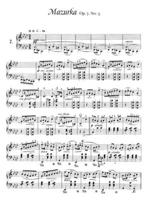 Mazurkas�� Chopin, Mikuli�� Piano�� Livre