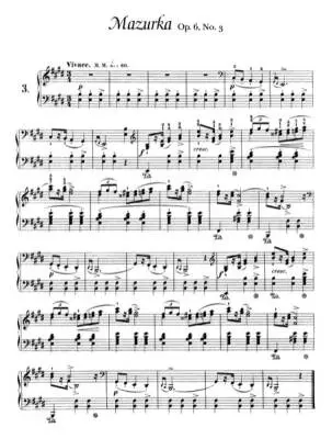 Mazurkas�� Chopin, Mikuli�� Piano�� Livre