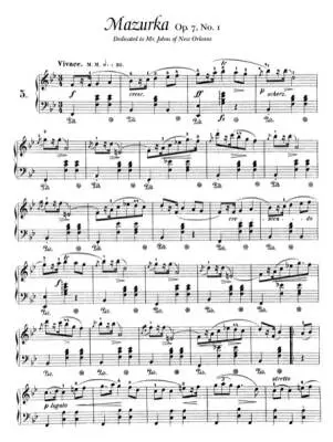 Mazurkas�� Chopin, Mikuli�� Piano�� Livre