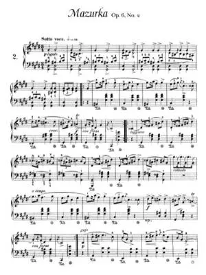 Mazurkas�� Chopin, Mikuli�� Piano�� Livre