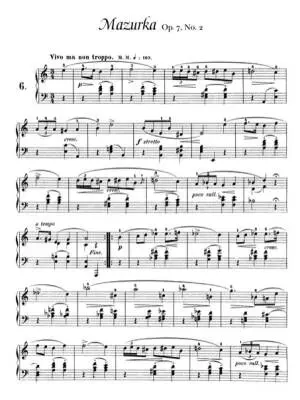 Mazurkas�� Chopin, Mikuli�� Piano�� Livre