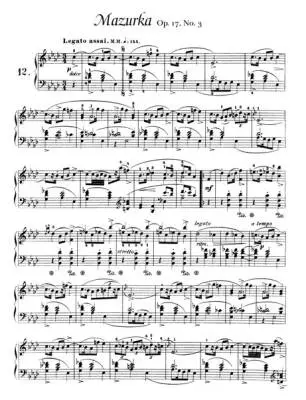 Mazurkas�� Chopin, Mikuli�� Piano�� Livre