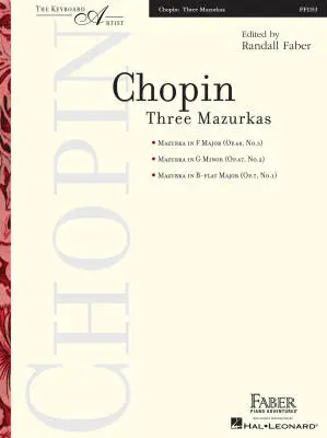 Faber Piano Adventures - Three Mazurkas - Chopin/Faber - Piano - Book