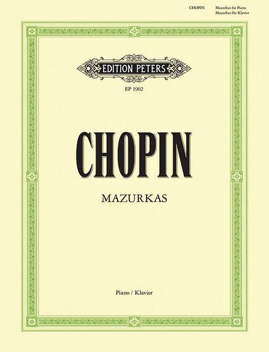 Mazurkas - Chopin/Scholtz/Pozniak - Piano - Book