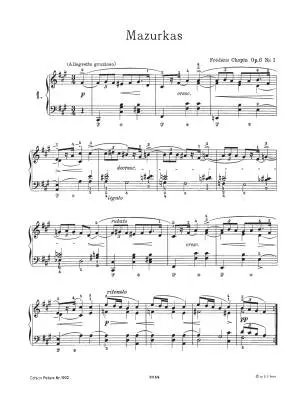 Mazurkas - Chopin/Scholtz/Pozniak - Piano - Book