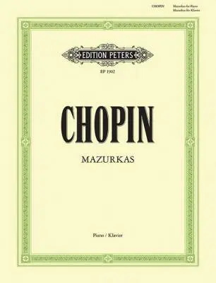 C.F. Peters Corporation - Mazurkas - Chopin/Scholtz/Pozniak - Piano - Book