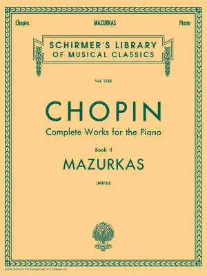 G. Schirmer Inc. - Mazurkas, Volume 1548 - Chopin/Mikuli - Piano - Book