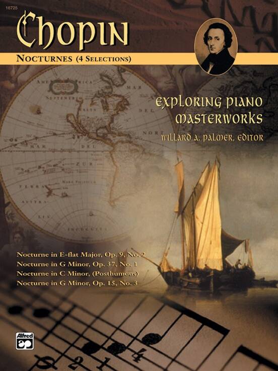 Exploring Piano Masterworks�: Nocturnes (4�s�lections)�� Chopin, Palmer�� Piano�� Livre