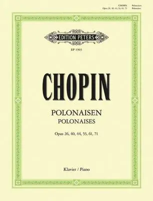 C.F. Peters Corporation - Polonaises - Chopin/Scholtz/Pozniak - Piano - Book