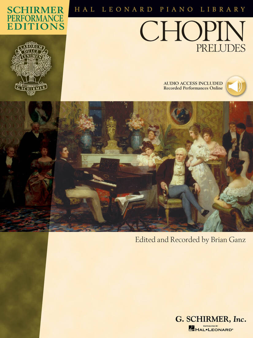 Preludes - Chopin/Ganz - Piano - Book/Audio Online