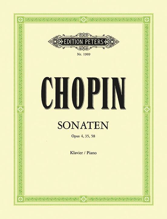 Sonatas - Chopin/Scholtz/Pozniak - Piano - Book