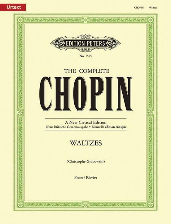 Waltzes (Critical Edition) - Chopin/Grabowski - Piano - Book