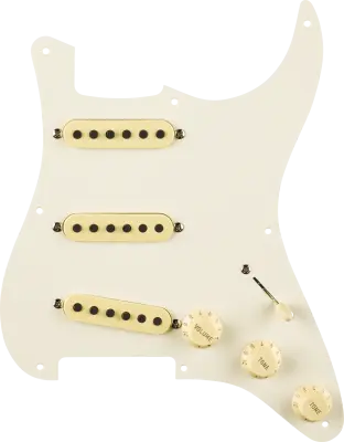 Fender - Eric Johnson Signature Pre-Wired Strat Pickguard, 8 Hole - Parchment
