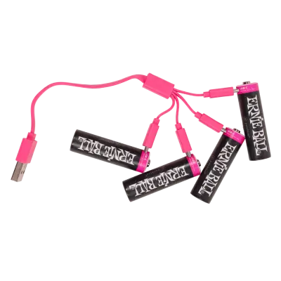 Ensemble de 4 piles AA rechargeables (USB-C) de Paleblue