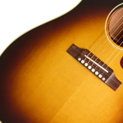 J-160E Original Acoustic/Electric Guitar with Hardshell Case - Vintage Sunburst