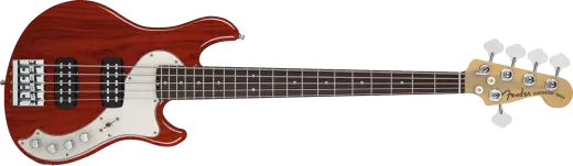 American Deluxe Dimension Bass V HH - Cayenne Burst
