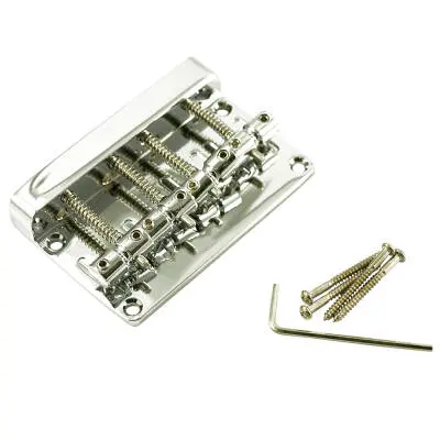 WD Music - Import 4 String Bass Bridge - Chrome