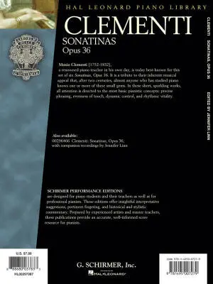 Sonatinas, Op. 36 - Clementi/Linn - Piano - Book