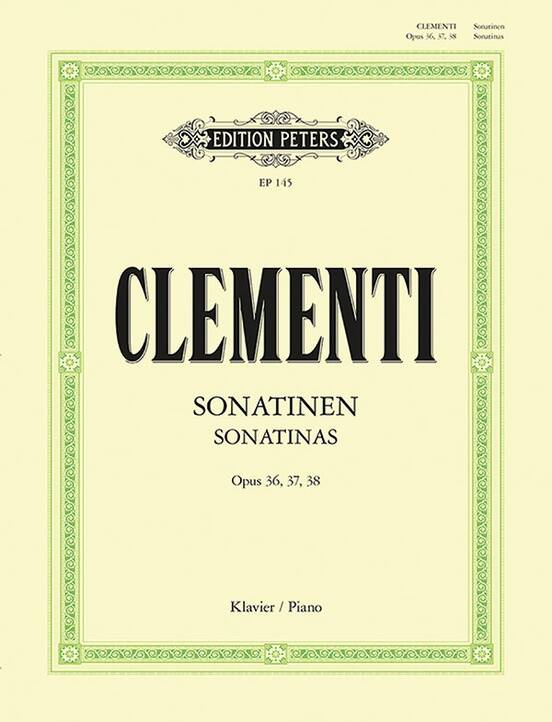 Sonatines, opus�36, 37 et 38 � Clementi � Piano ��Livre