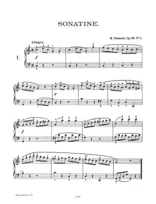 Sonatines, opus�36, 37 et 38 � Clementi � Piano ��Livre
