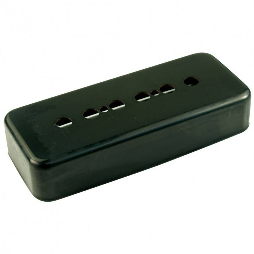 Brass P-90 Pickup Cover - Black
