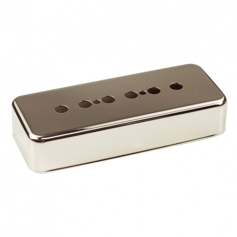 Brass P-90 Pickup Cover - Chrome