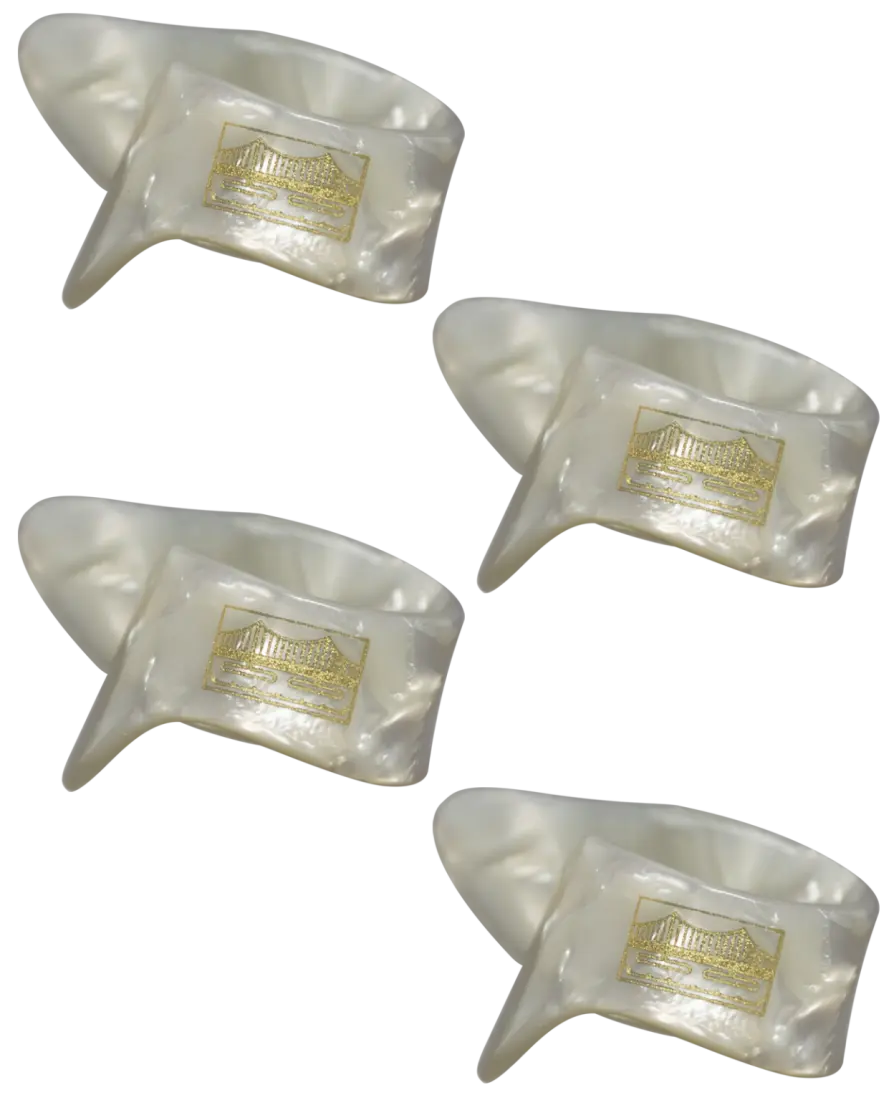 Pearloid Thumb Picks, Large/Extra-Thick (4 Pack)