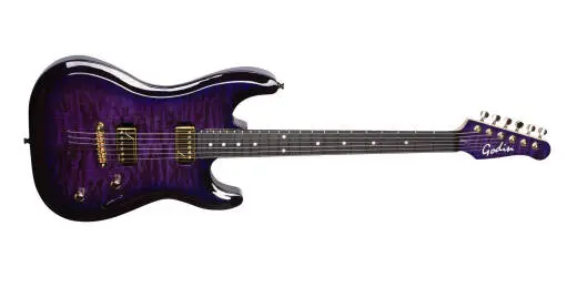 Artisan ST-II Electric Guitar with Case - Amethyst Noire