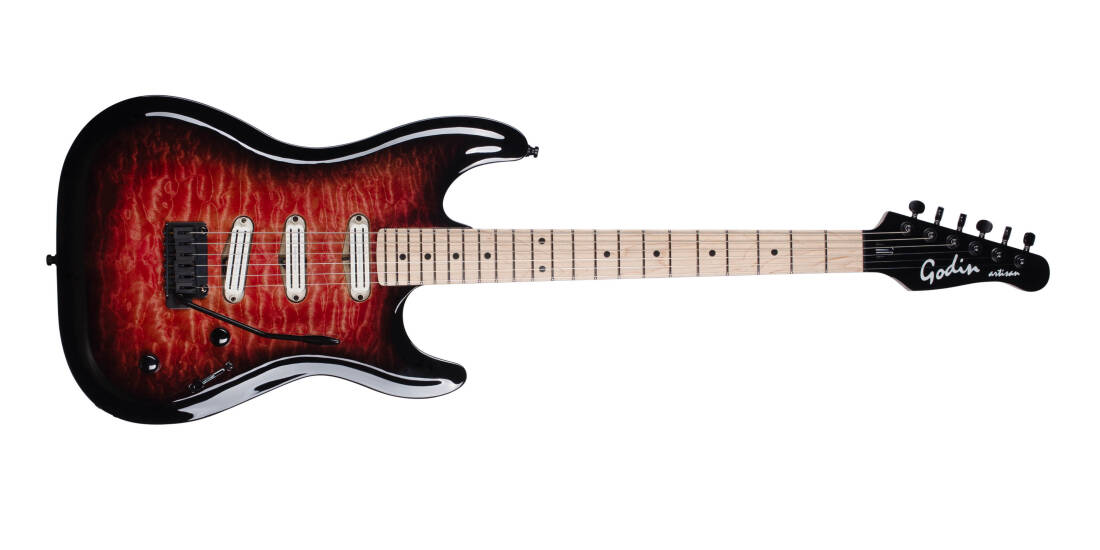 Artisan ST-III Electric Guitar with Case - Midnight Rose