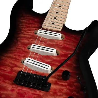 Artisan ST-III Electric Guitar with Case - Midnight Rose