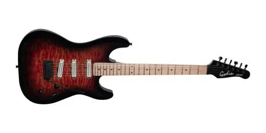 Artisan ST-III Electric Guitar with Case - Midnight Rose