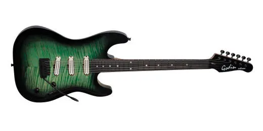 Artisan ST-III Electric Guitar with Case - Black Mint