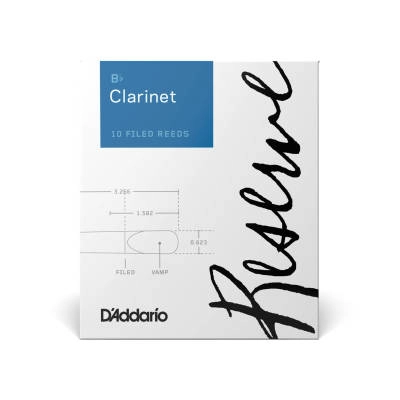 Reserve Bb Clarinet Reeds - Strength 2.5 - Pack of 10