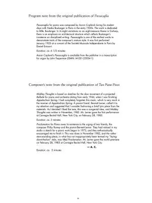 13 Piano Pieces - Copland - Piano - Book