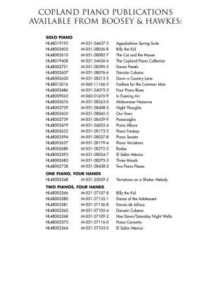 13 Piano Pieces - Copland - Piano - Book