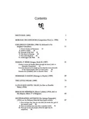 Etudes, Children\'s Corner, Images Book II - Debussy - Piano - Book