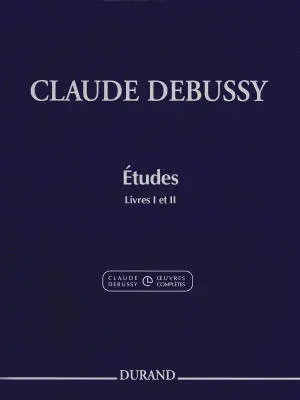 Editions Durand - Etudes, Volumes 1 and 2 - Debussy - Piano - Book
