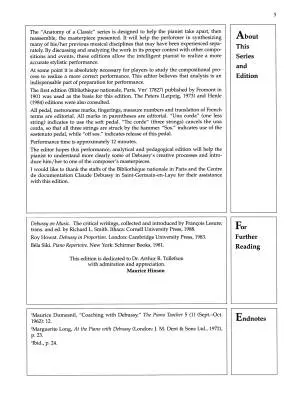 Pour le piano - Debussy/Hinson - Piano - Book