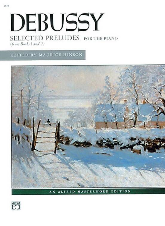Selected Preludes - Debussy/Hinson - Piano - Book