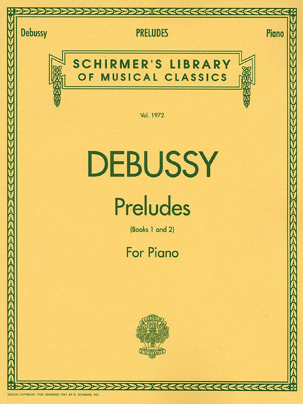 Preludes, Books 1 and 2 - Debussy - Piano - Book